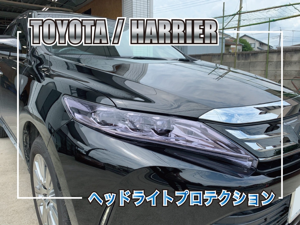 ハリアーヘッドライトプロテクション
