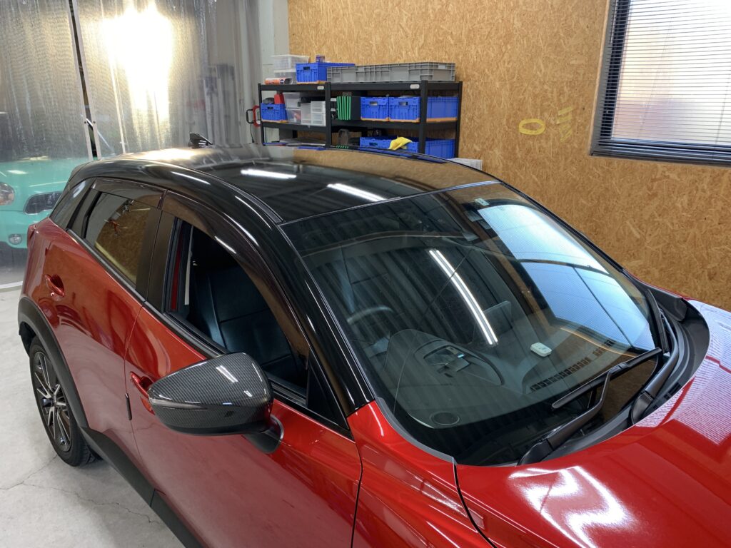 CX3ルーフラッピング