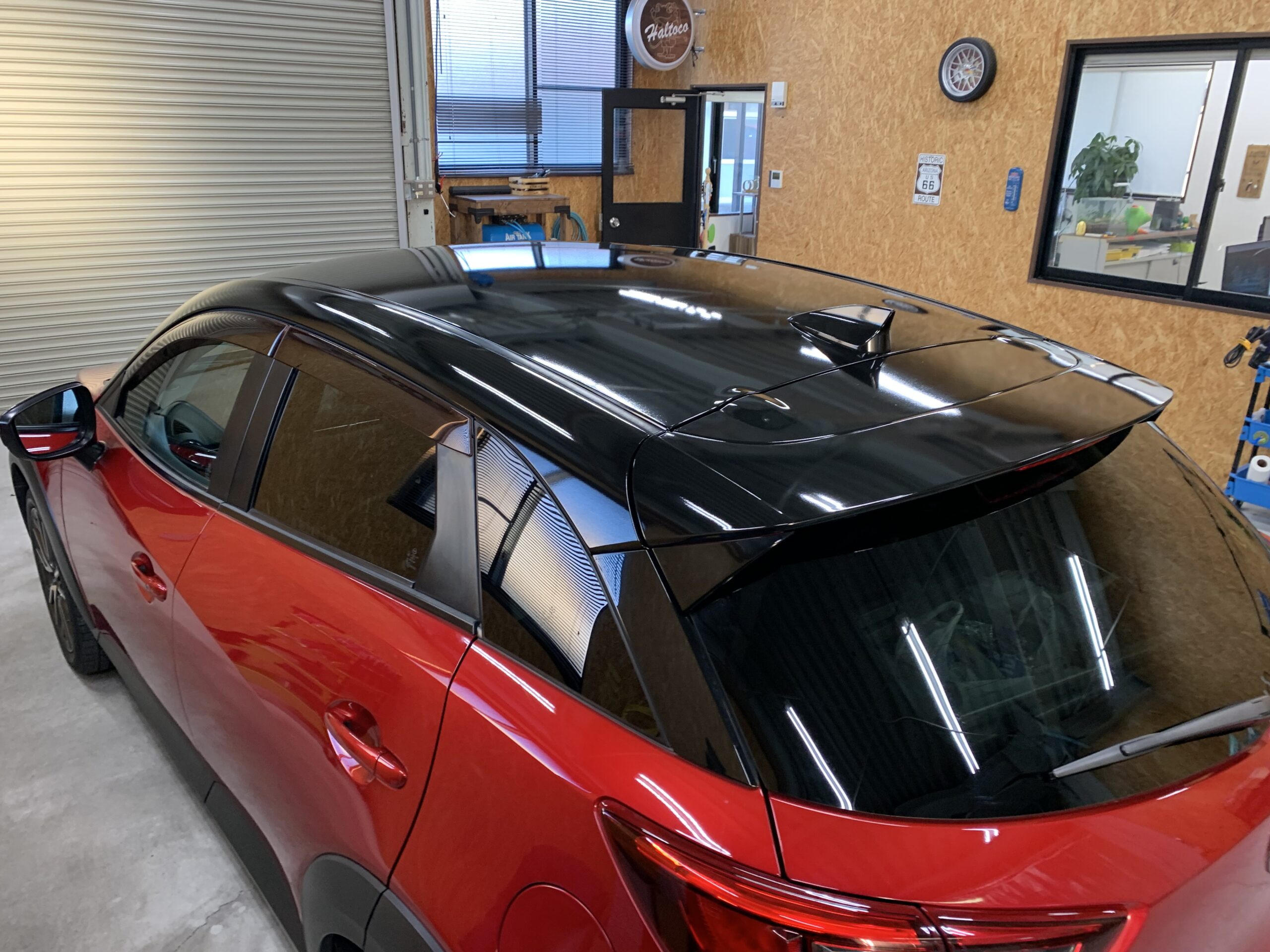 CX3ルーフラッピング