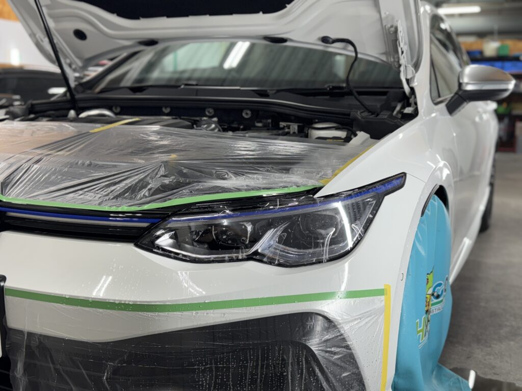 golfヘッドライトプロテクション