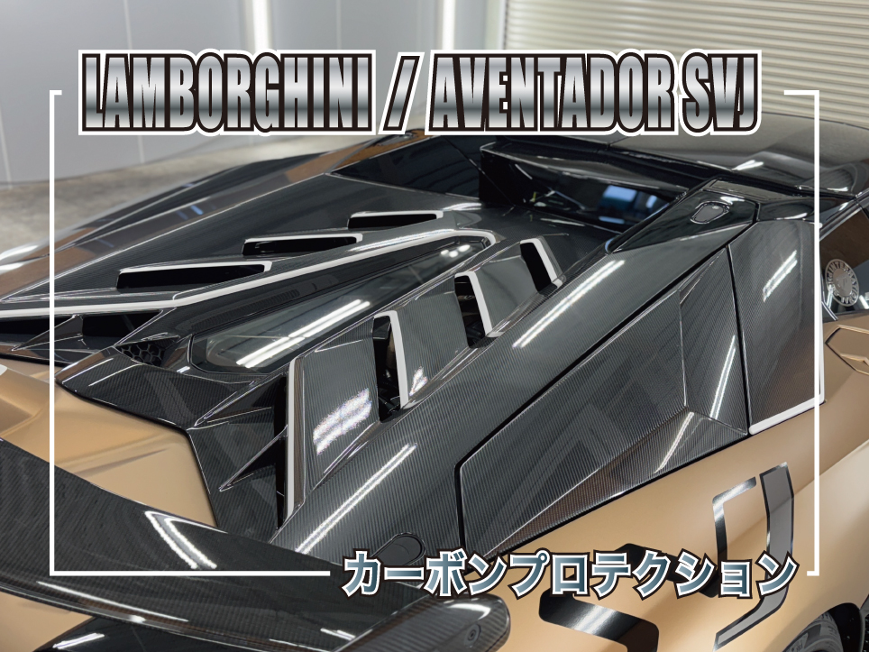 ランボルギーニカーボンプロテクション施工