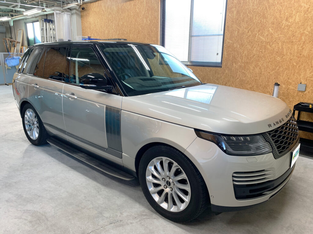 レンジローバールーフラッピング