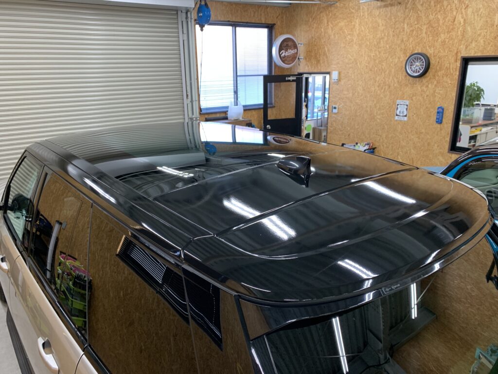 レンジローバールーフラッピング