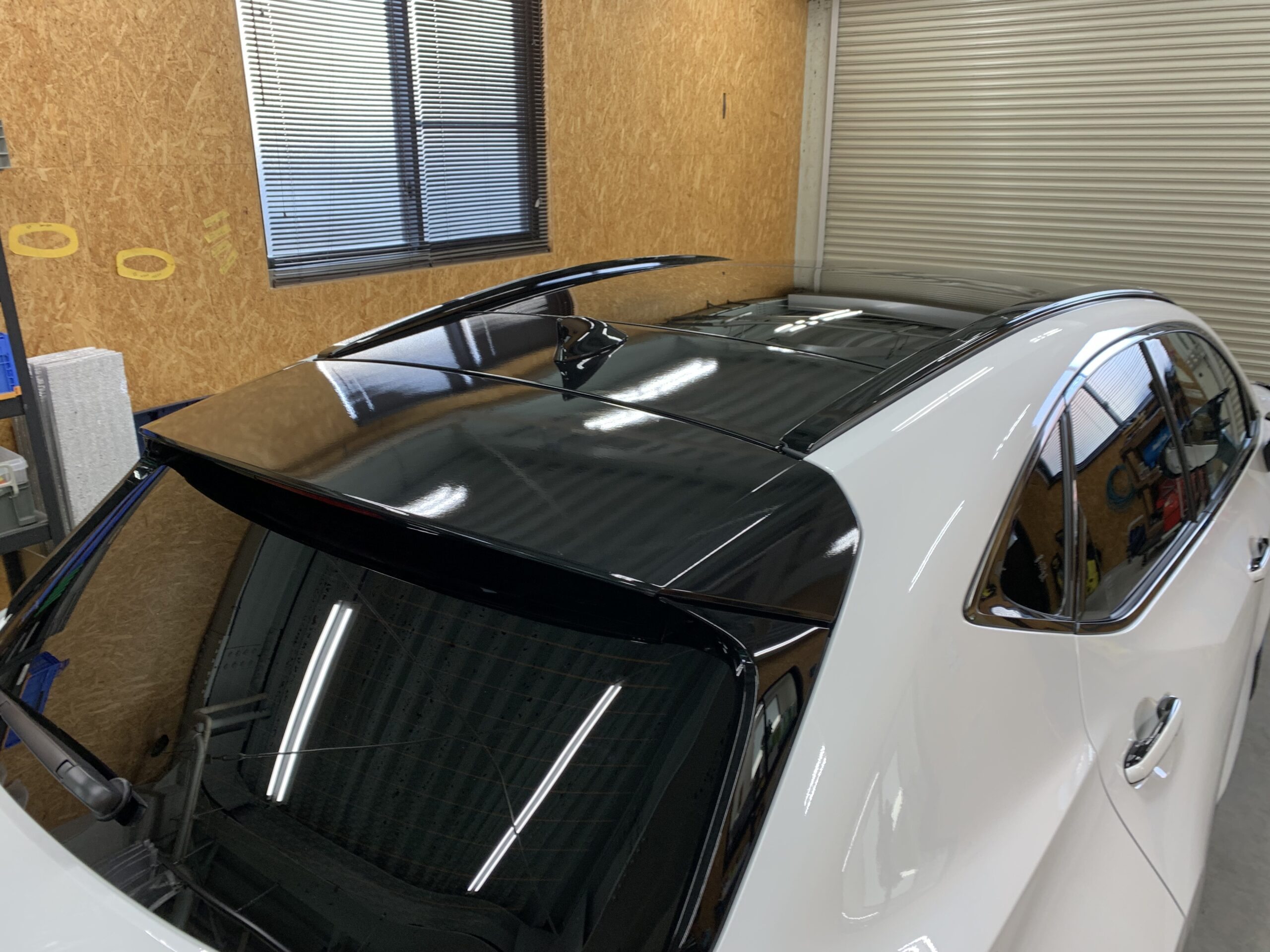 NX350hルーフラッピング