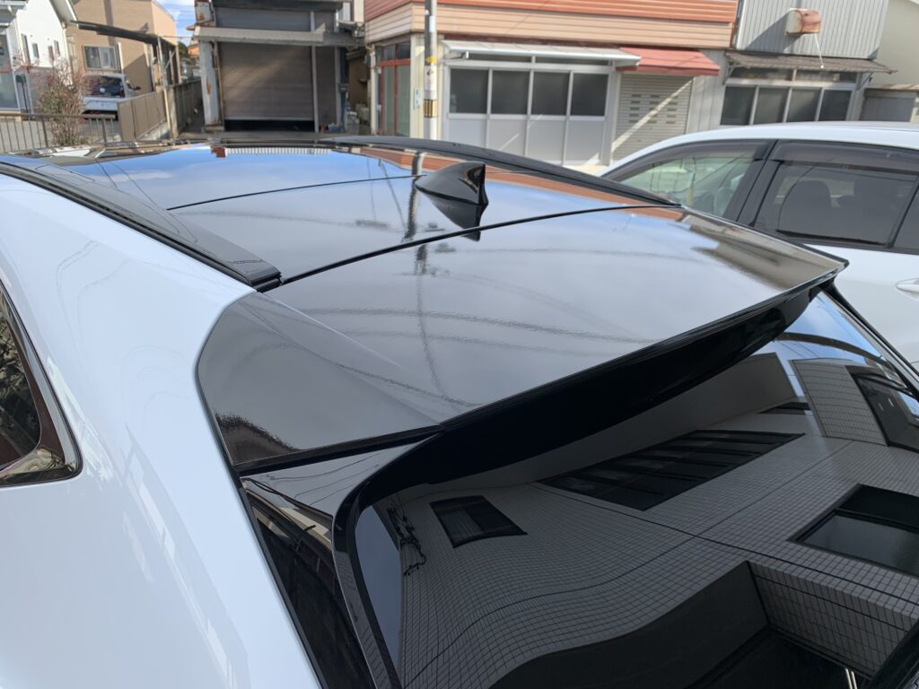 NX350hルーフラッピング