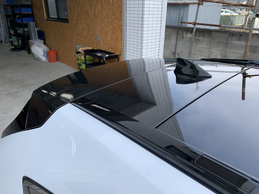 NX350hルーフラッピング