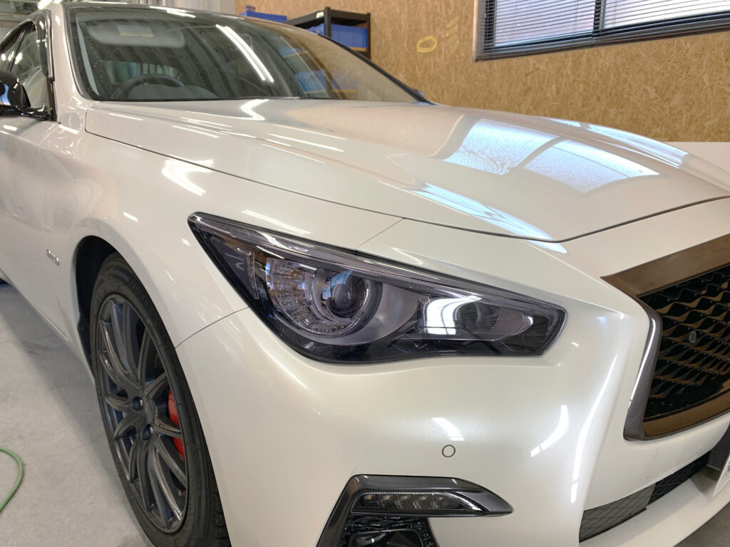 スカイラインヘッドライトプロテクション