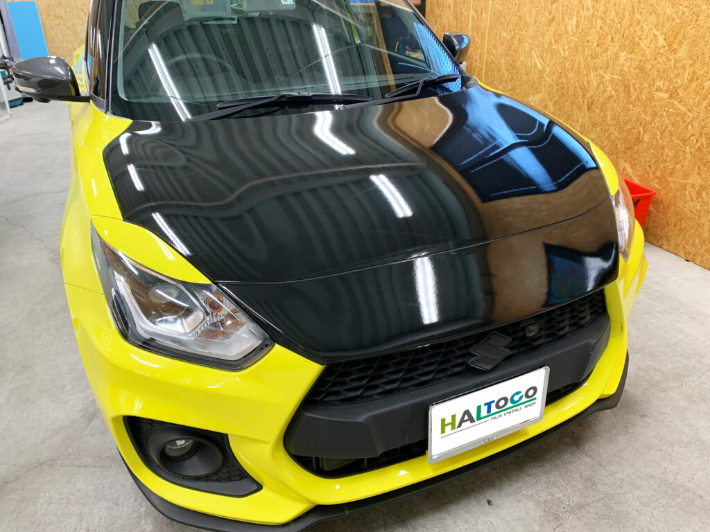 スイフトボンネットラッピング