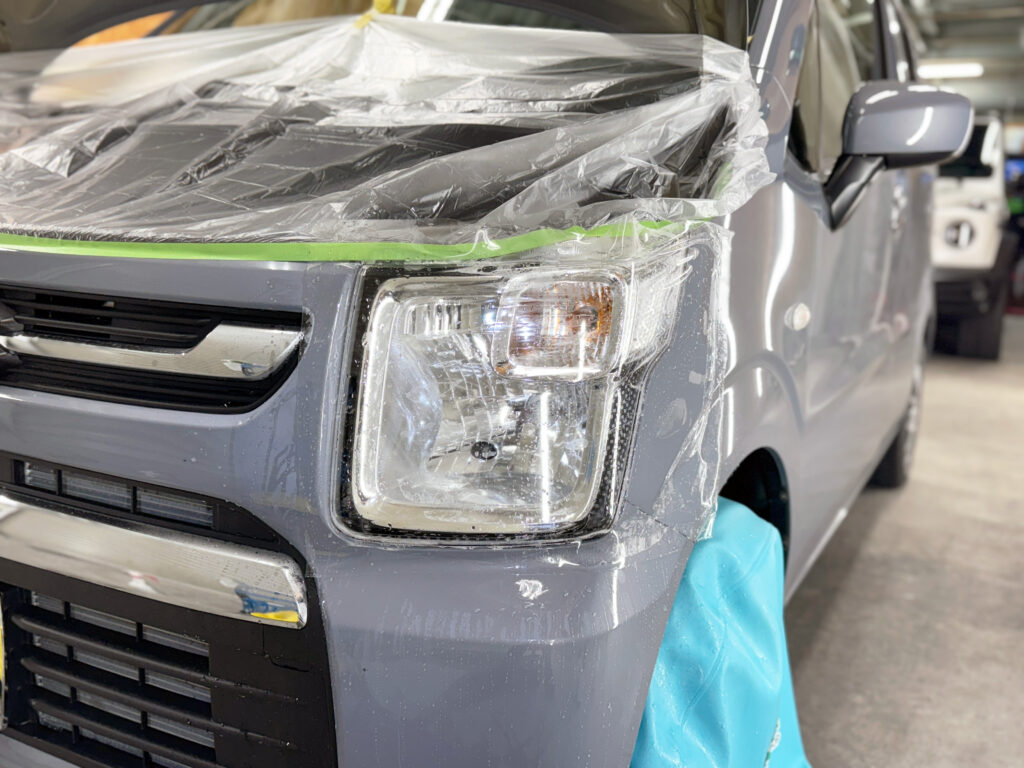 ワゴンRヘッドライトプロテクション