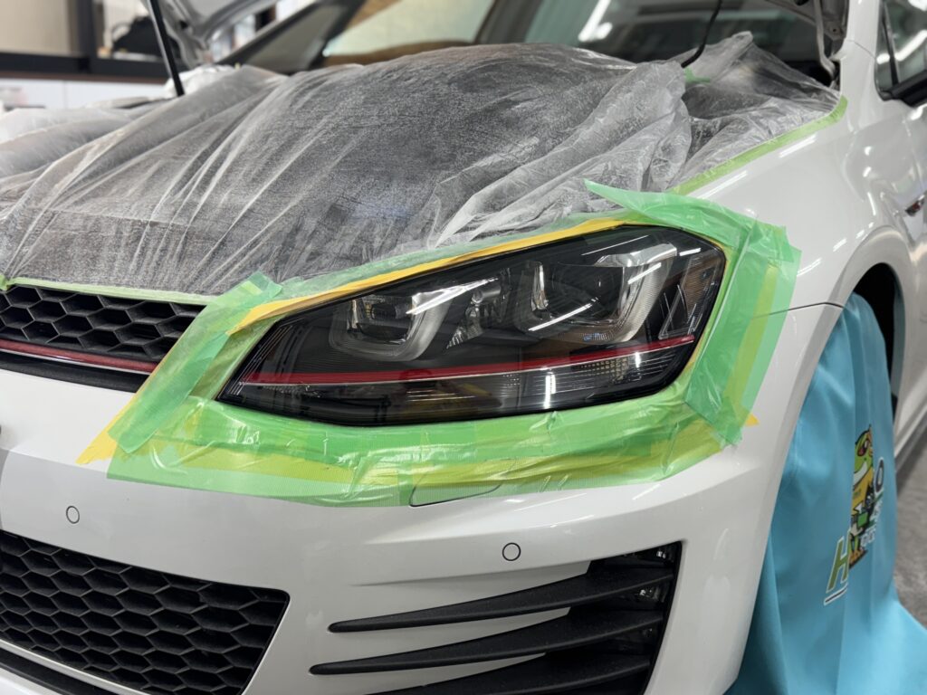 ゴルフヘッドライトプロテクション