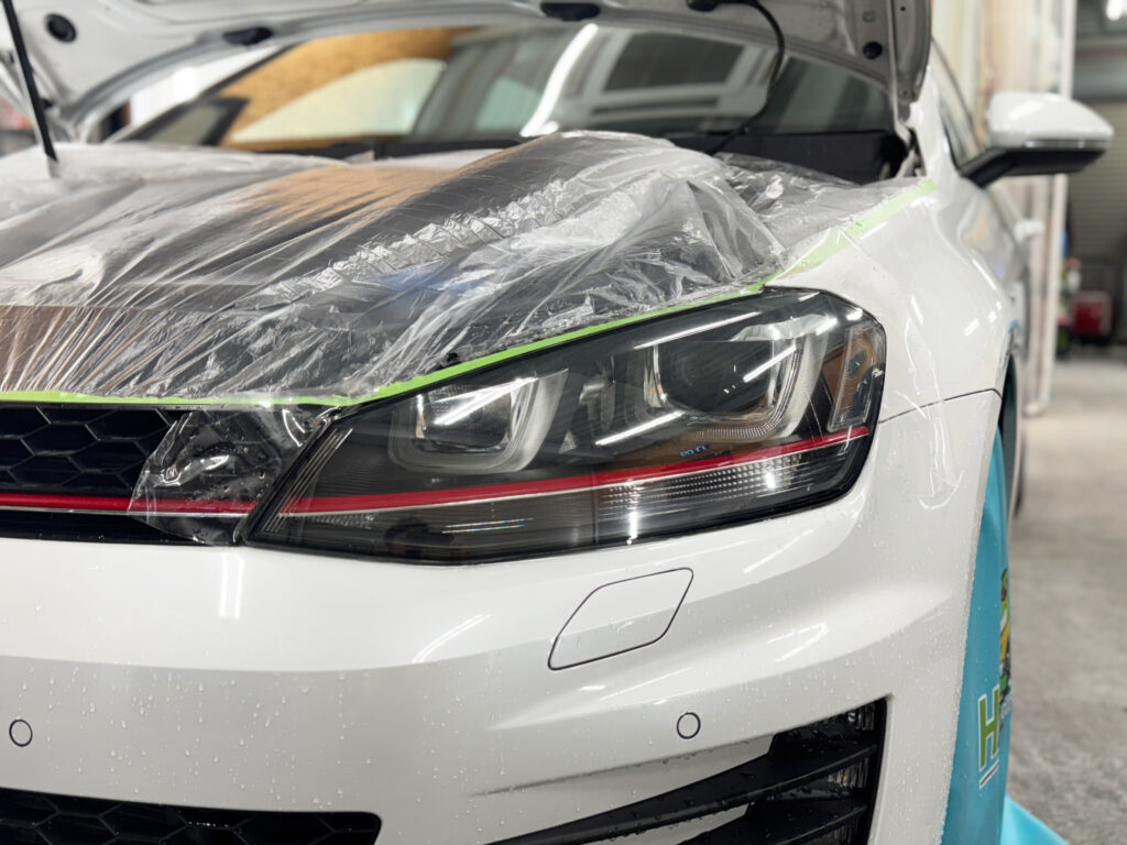 ゴルフヘッドライトプロテクション