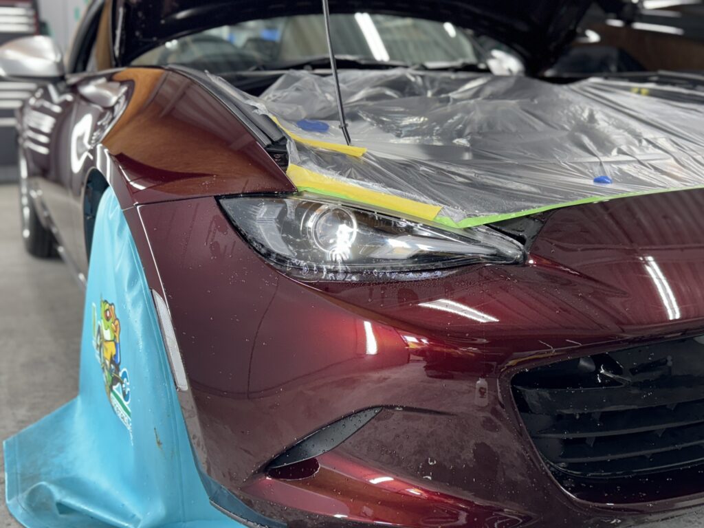 ロードスターヘッドライトプロテクション