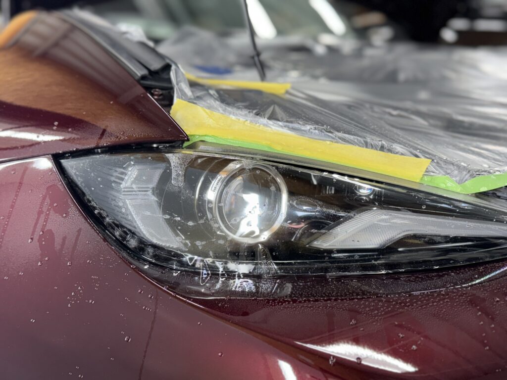 ロードスターヘッドライトプロテクション