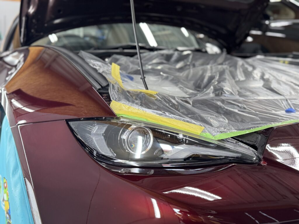 ロードスターヘッドライトプロテクション