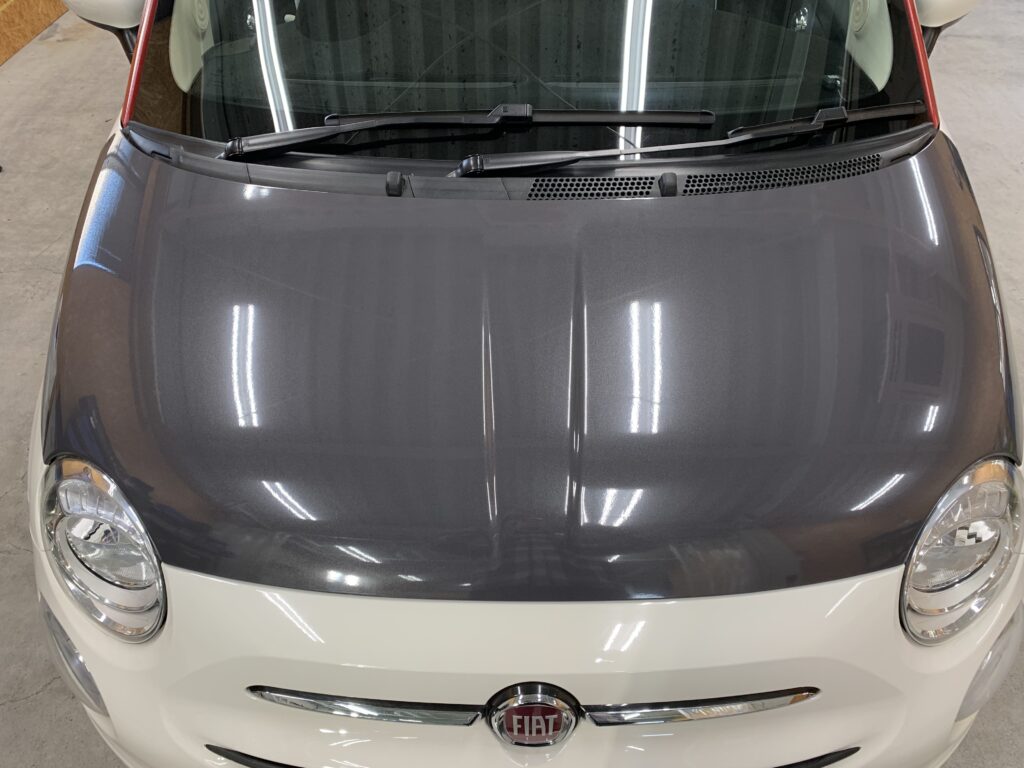 フィアットボンネットラッピング