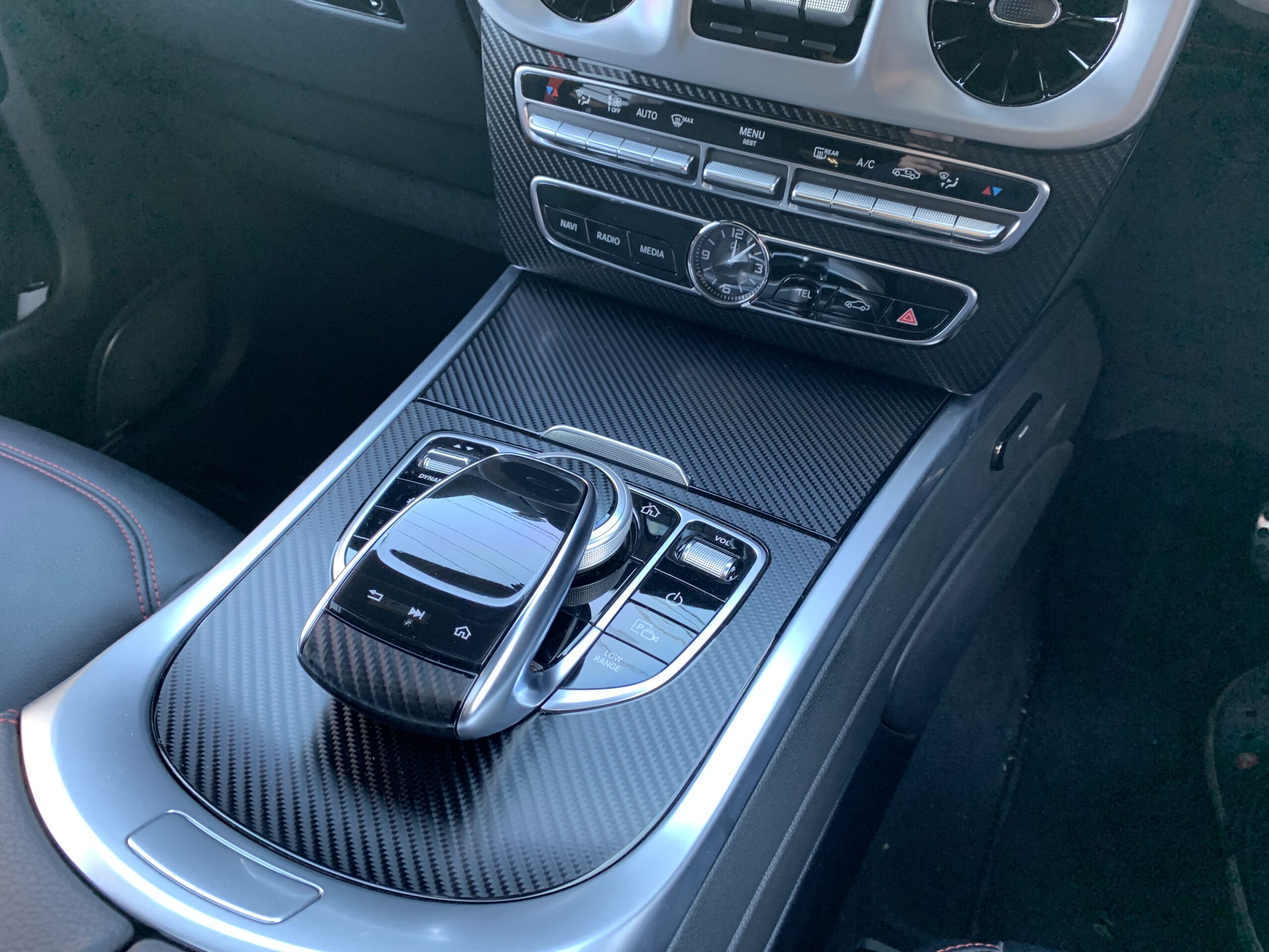 ゲレンデ G350d センターコンソール マットカーボンPPF施工