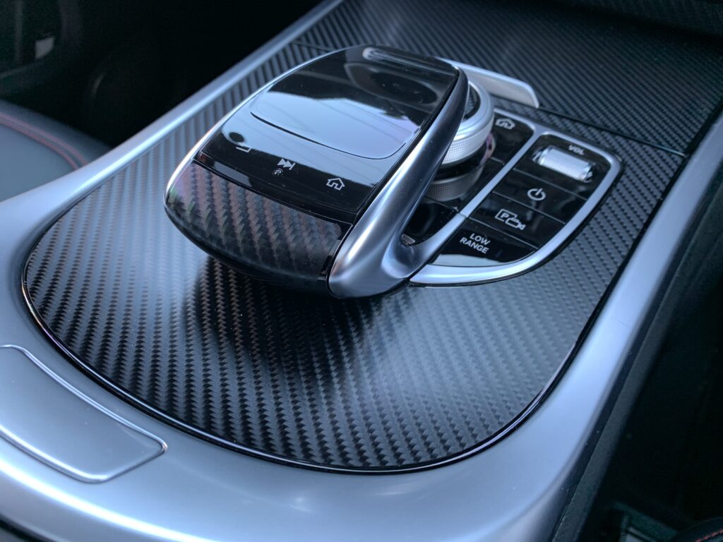 G350d タッチパッド周辺 マットカーボンPPF仕上がり
