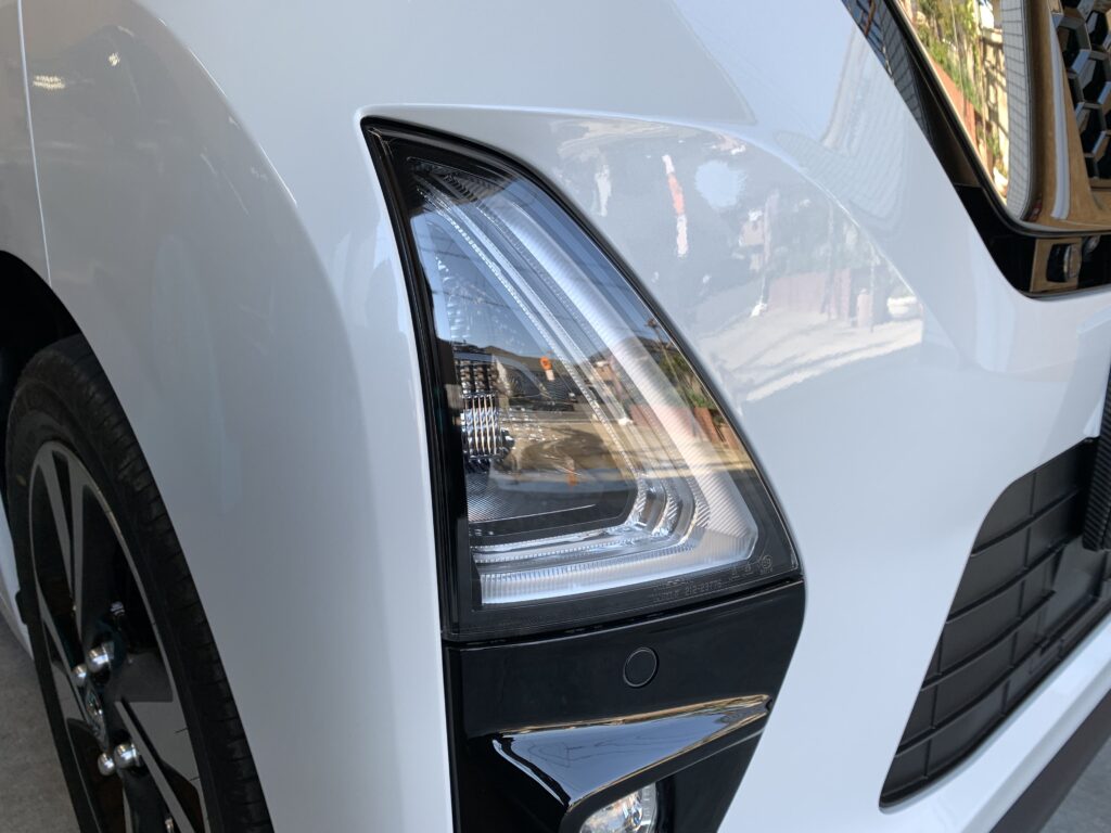 ルークスのウインカー部分プロテクション施工完成