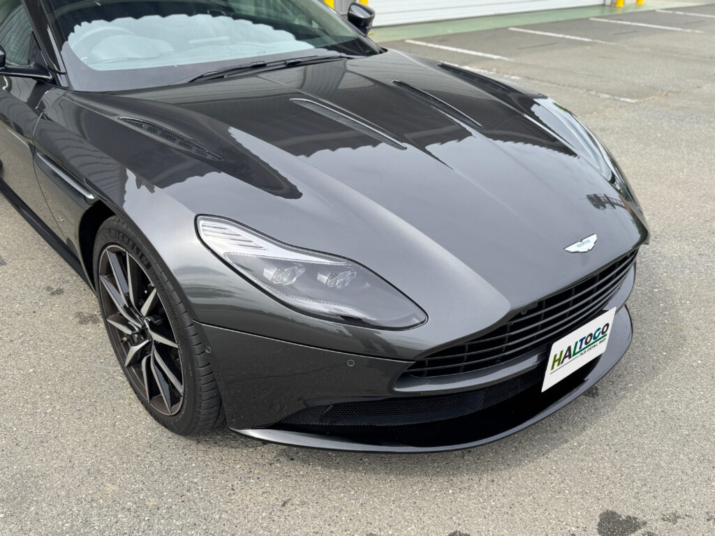 アストンマーティン DB11 スモークヘッドライトプロテクション完成