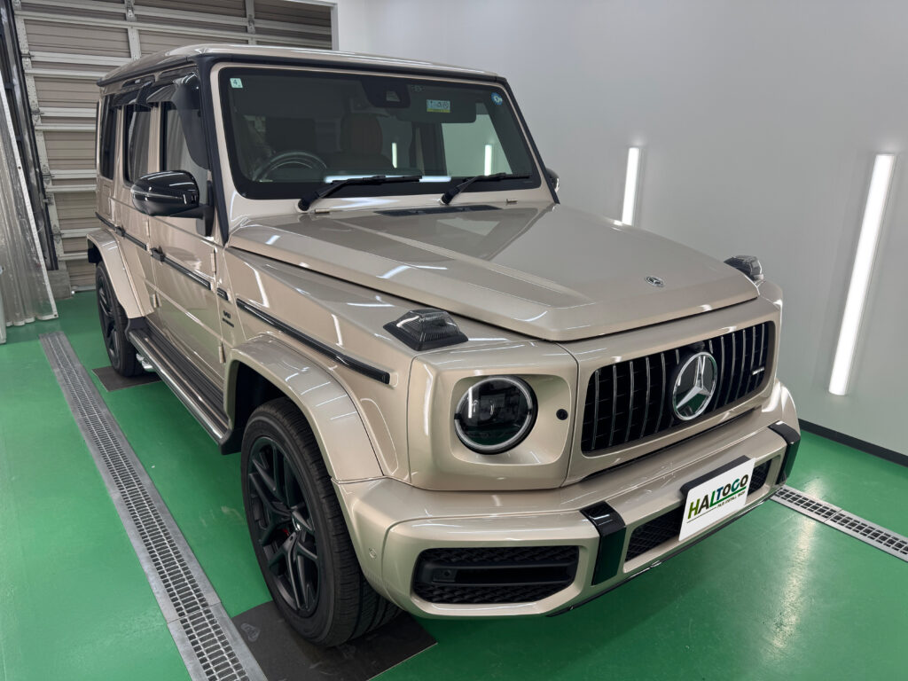 Mercedes-AMG Gクラス ベンツマークラッピング施工前