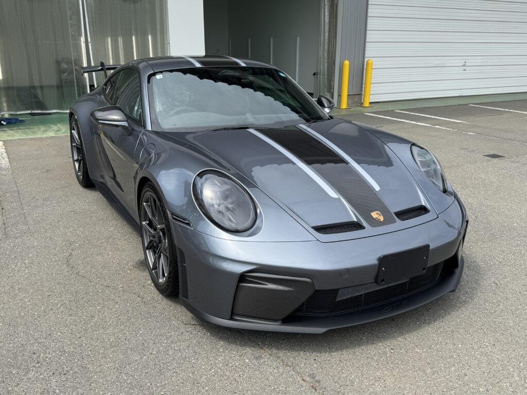 フルプロテクションPPF施工が完成したポルシェ911 GT3