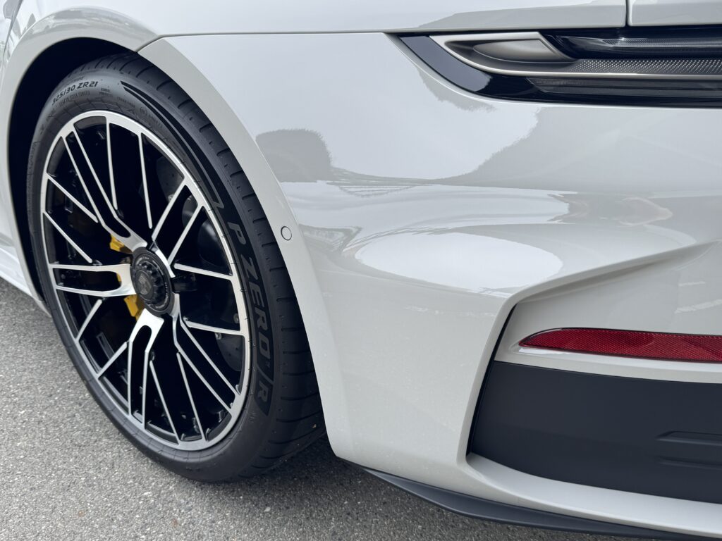 ポルシェ911ターボSカブリオレ992.2 リアバンパーPPF施工後