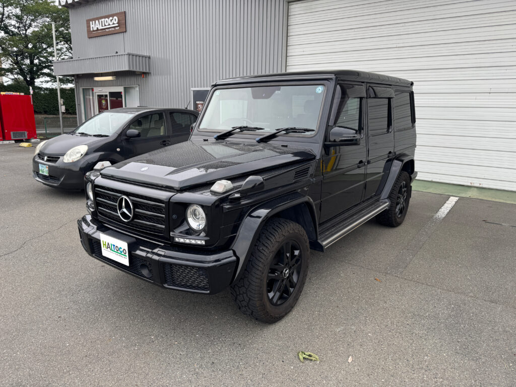 メルセデス・ベンツ G350d スペアタイヤカバー ブラックアウト完成