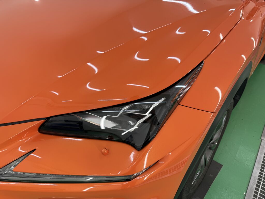 LEXUS NX300 ヘッドライトリペア施工前の状態