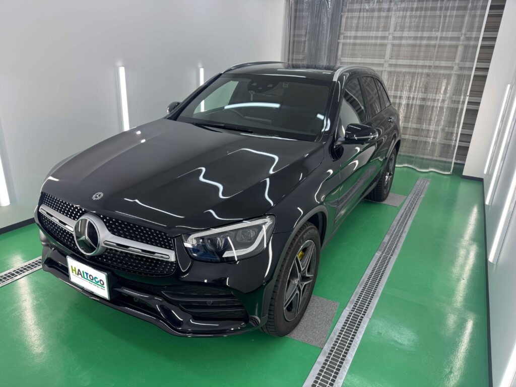 メルセデス・ベンツ GLC220d ルーフレールブラックアウト施工車両