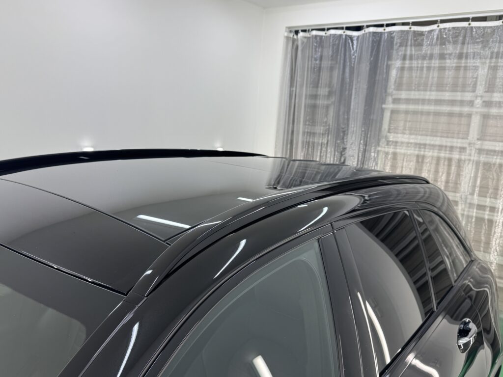 GLC220d ルーフレール ハイグロスブラック施工完成