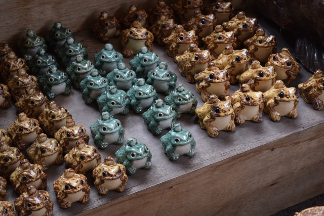 埼玉・加須のカエル地蔵（加須市）